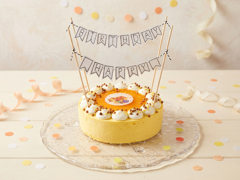 Mini Wimpelkette Happy Birthday - ITH-Stickdatei